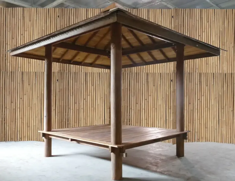 Product image 5 of the product “Gazebo 420x414x410cm Model1, with Bankirai Flooring ”
